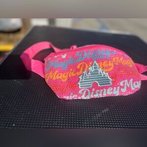 Disney Parks “Disney Magic” Pink Castle Belt Bag Fanny Pack